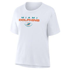 Miami Dolphins Women's Fade Legacy T-Shirt - White online