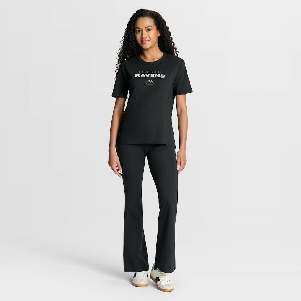 Baltimore Ravens Women's Fade Legacy T-Shirt - Black on sale