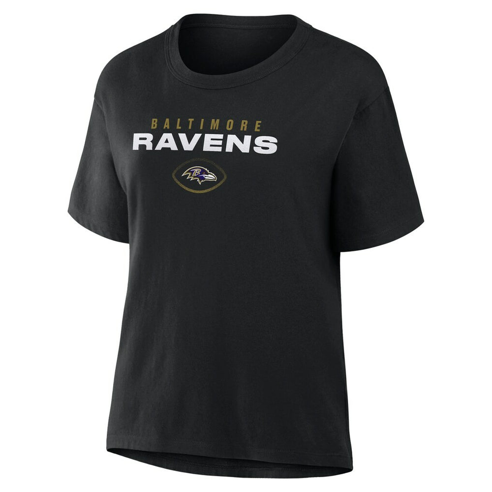 Baltimore Ravens Women's Fade Legacy T-Shirt - Black on sale