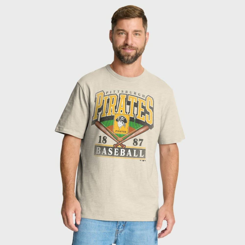 Pittsburgh Pirates Stadium Slub T-Shirt - Tan