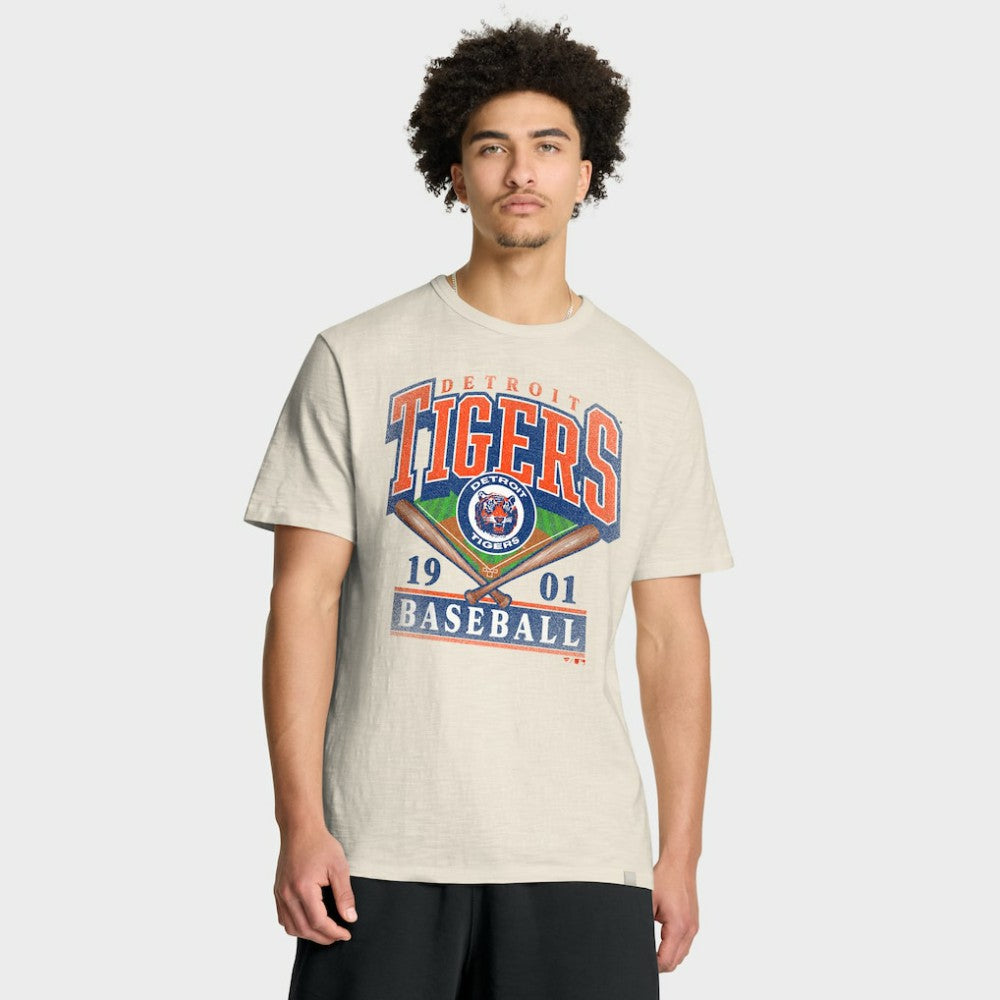 Detroit Tigers Stadium Slub T-Shirt - Tan