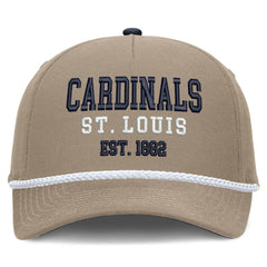 St. Louis Cardinals Father's Day Rope Rise Adjustable Hat - Khaki | Nike