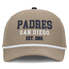 San Diego Padres Father's Day Rope Rise Adjustable Hat - Khaki | Nike