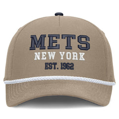 New York Mets Father's Day Rope Rise Adjustable Hat - Khaki | Nike