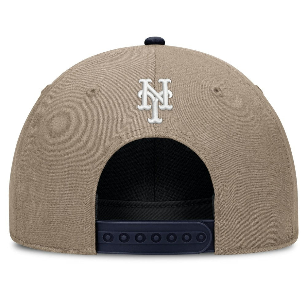 New York Mets Father's Day Rope Rise Adjustable Hat - Khaki | Nike