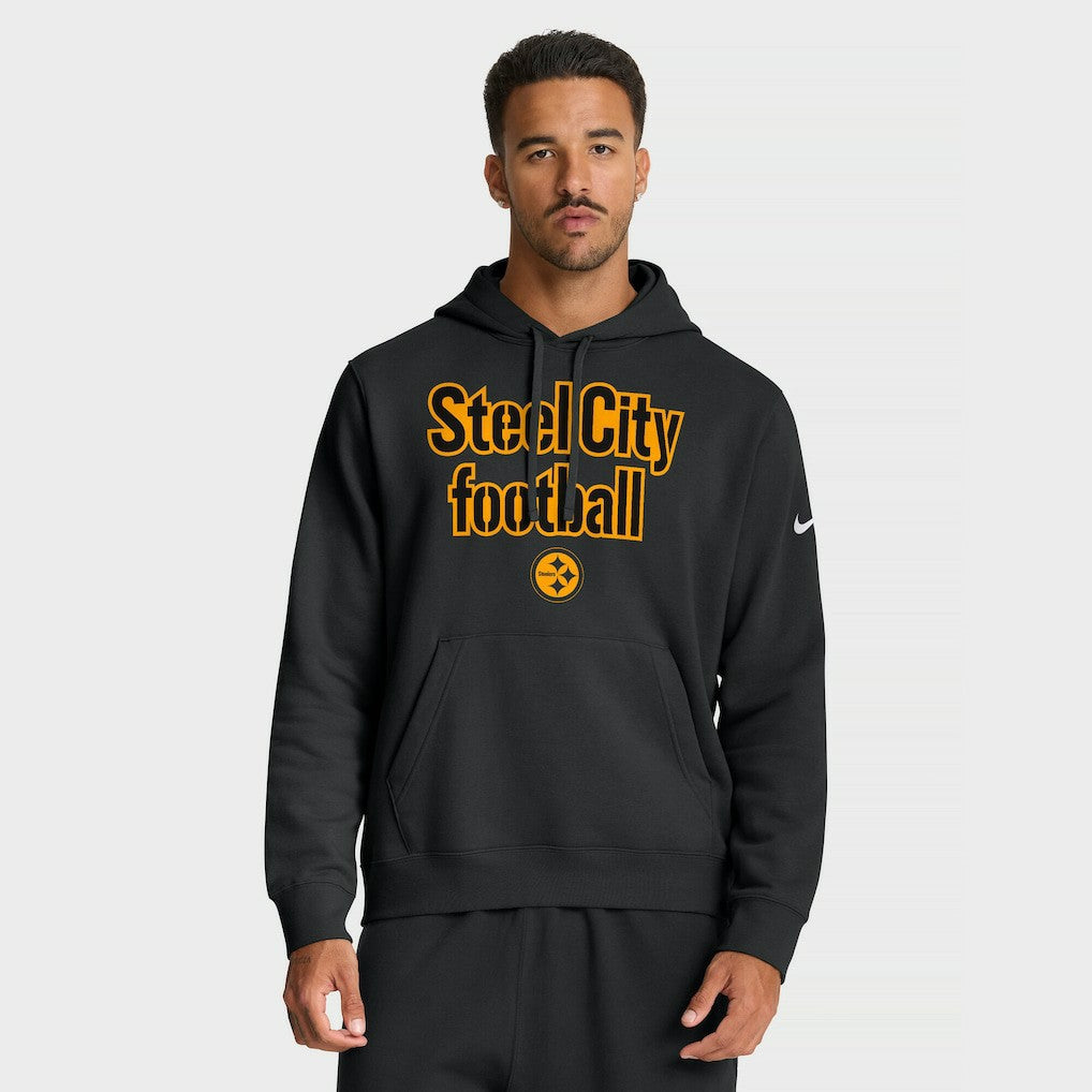 Pittsburgh Steelers Local Club Hoodie - Black | Nike cheap