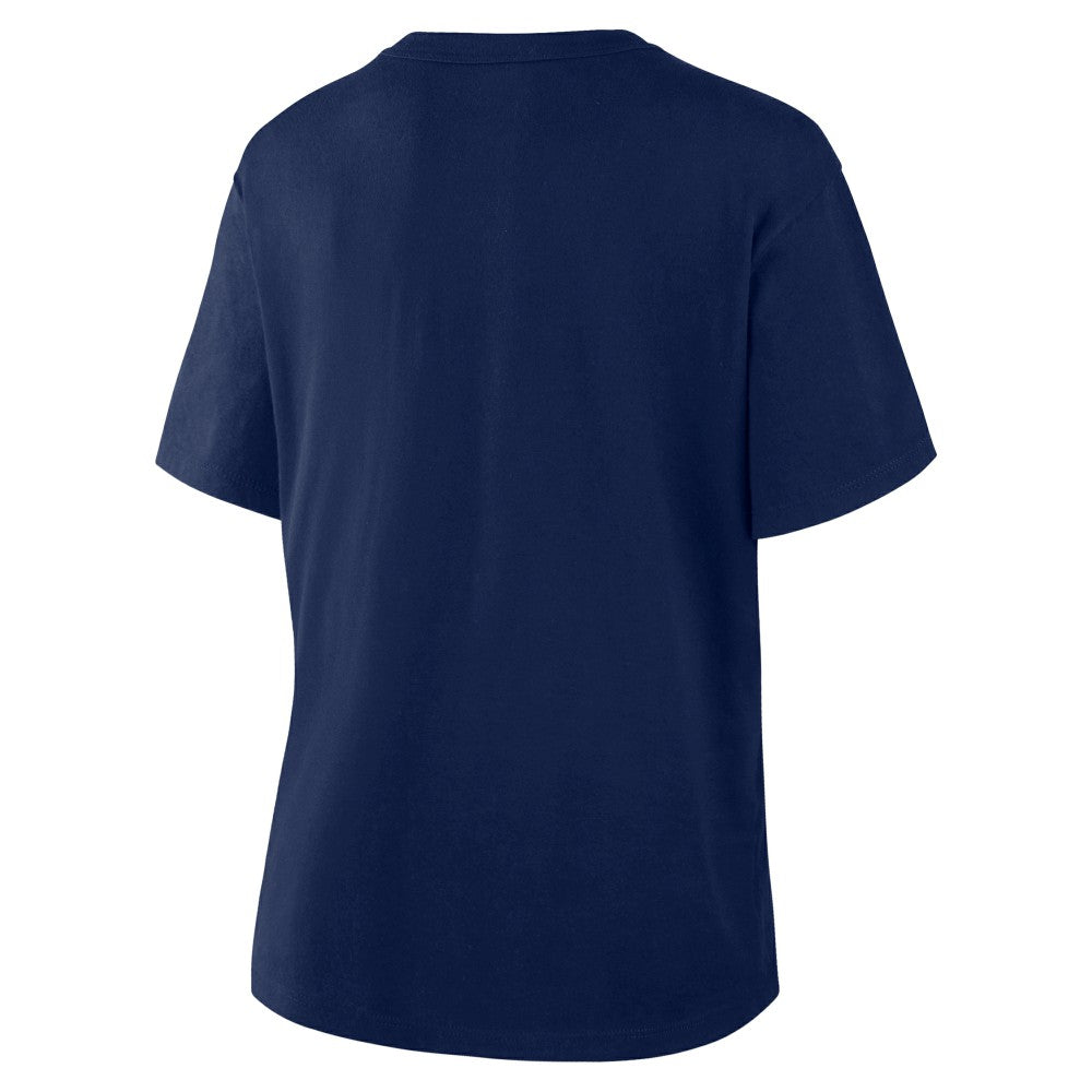 Milwaukee Brewers  Women's 2025 MLB Postseason Locker Room T-Shirt - Navy