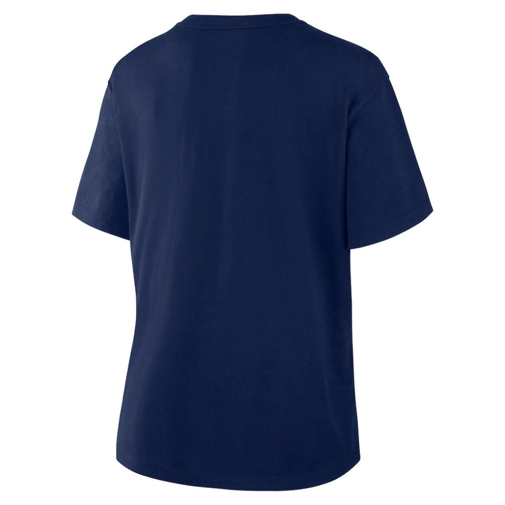 Cleveland Guardians  Women's 2025 MLB Postseason Locker Room T-Shirt - Navy