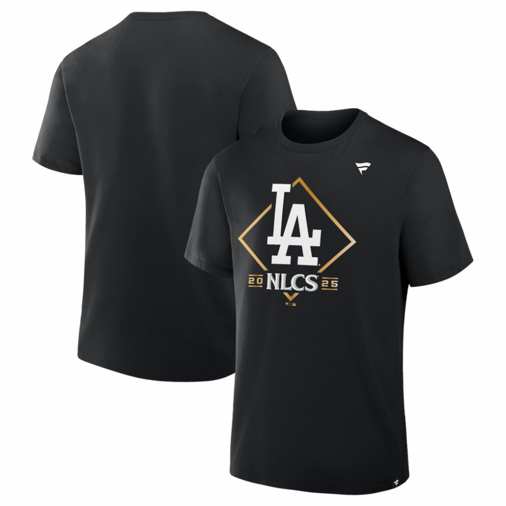 Los Angeles Dodgers 2025 National League Division Series Champions Locker Room T-Shirt - Black