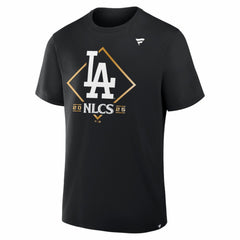Los Angeles Dodgers 2025 National League Division Series Champions Locker Room T-Shirt - Black