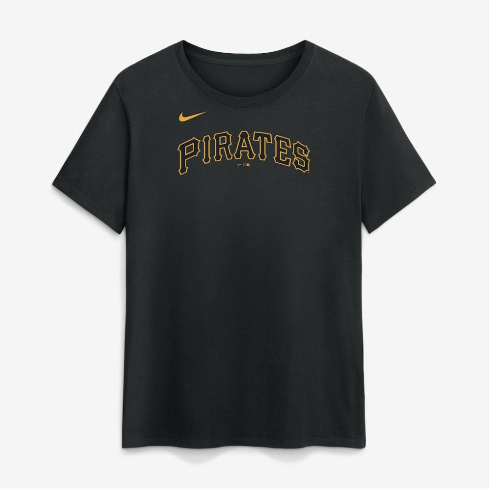 Pittsburgh Pirates Women's Wordmark T-Shirt - Black | Nike