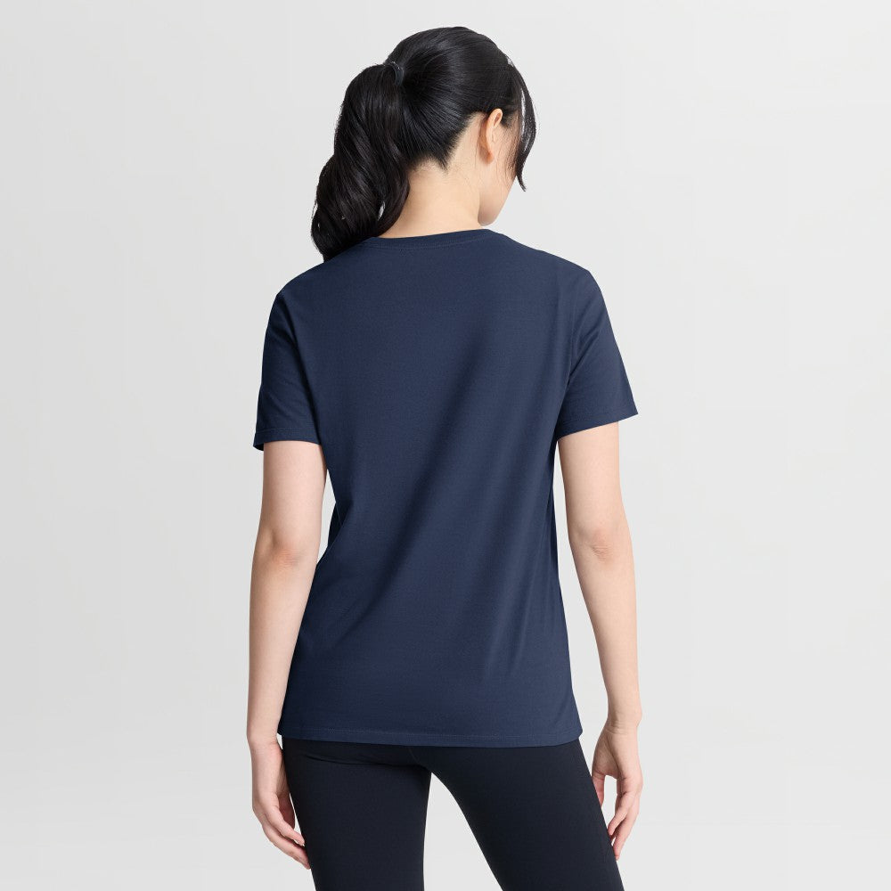 Cleveland Guardians Women's Wordmark T-Shirt - Navy | Nike