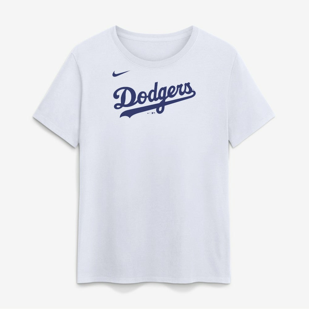 Los Angeles Dodgers Women's Wordmark T-Shirt - White | Nike