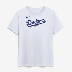 Los Angeles Dodgers Women's Wordmark T-Shirt - White | Nike