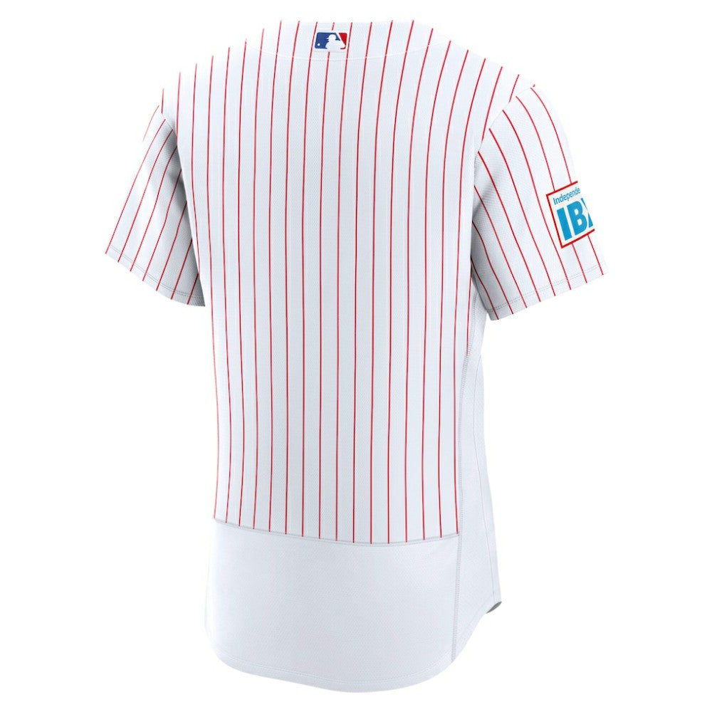 Philadelphia Phillies Home Sponsor Patch Authentic Jersey - White | Nike