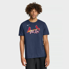 St. Louis Cardinals City Connect Large Logo T-Shirt - Navy | Nike