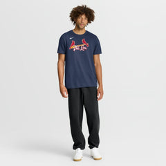 St. Louis Cardinals City Connect Large Logo T-Shirt - Navy | Nike