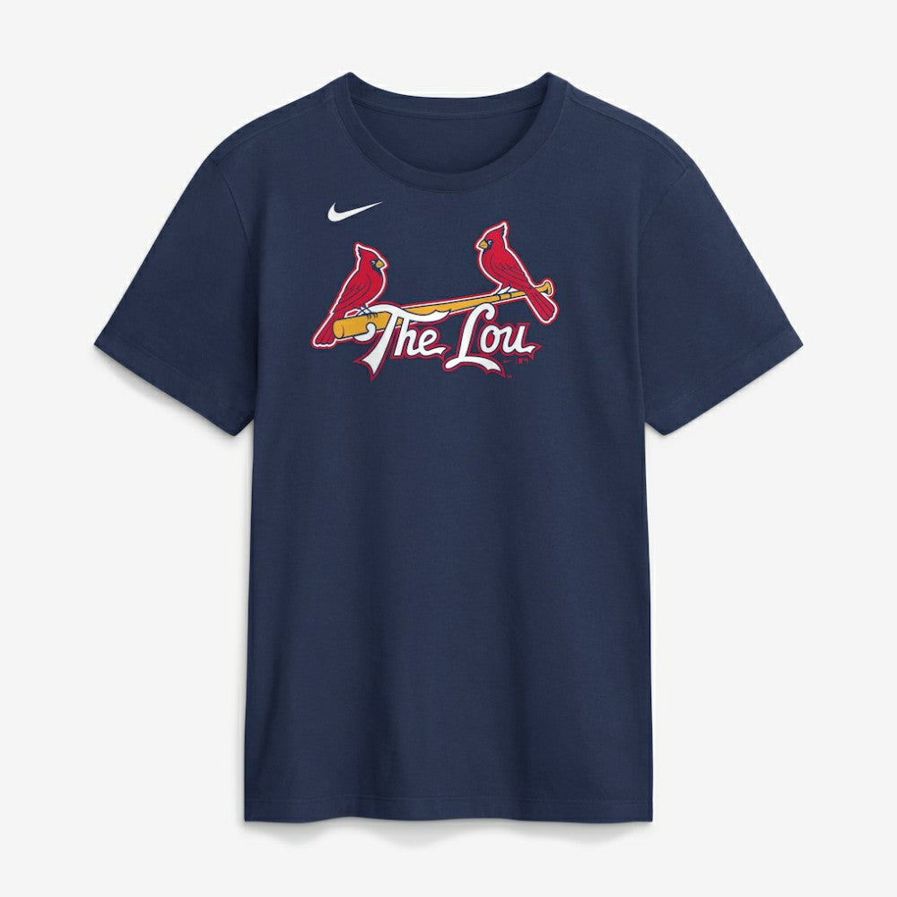St. Louis Cardinals City Connect Large Logo T-Shirt - Navy | Nike