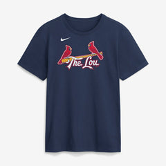 St. Louis Cardinals City Connect Large Logo T-Shirt - Navy | Nike