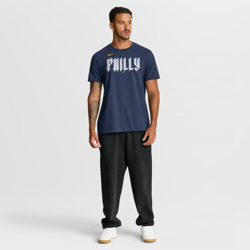 Philadelphia Phillies City Connect Large Logo T-Shirt - Navy | Nike