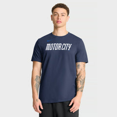 Detroit Tigers City Connect Large Logo T-Shirt - Navy | Nike