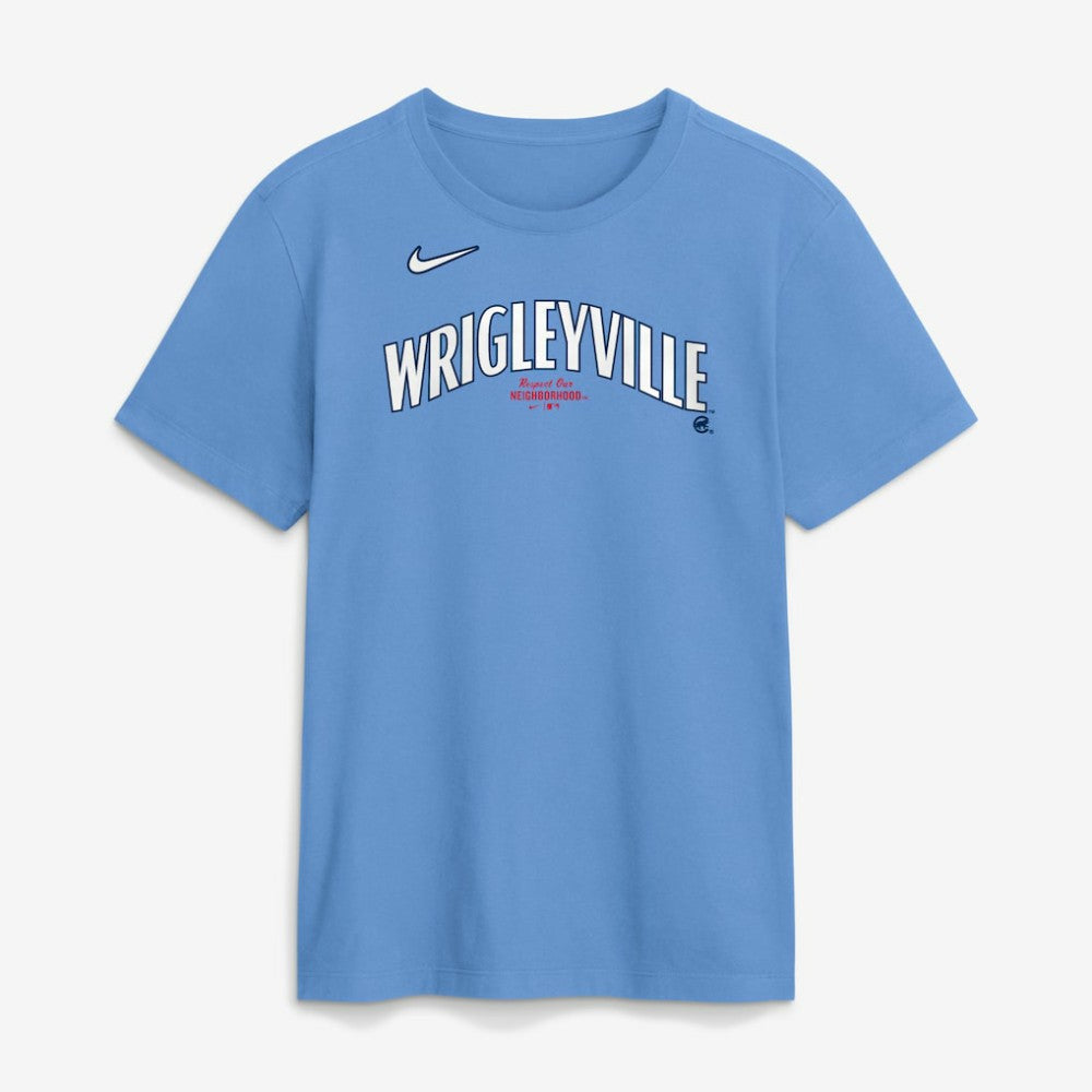Chicago Cubs City Connect Large Logo T-Shirt - Light Blue | Nike