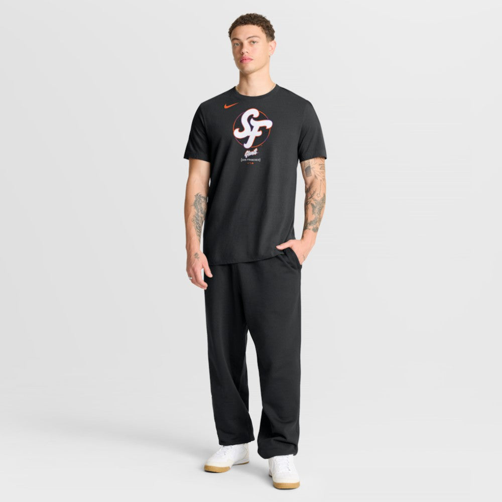 San Francisco Giants City Connect Large Logo T-Shirt - Black | Nike