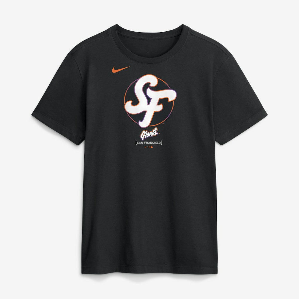 San Francisco Giants City Connect Large Logo T-Shirt - Black | Nike