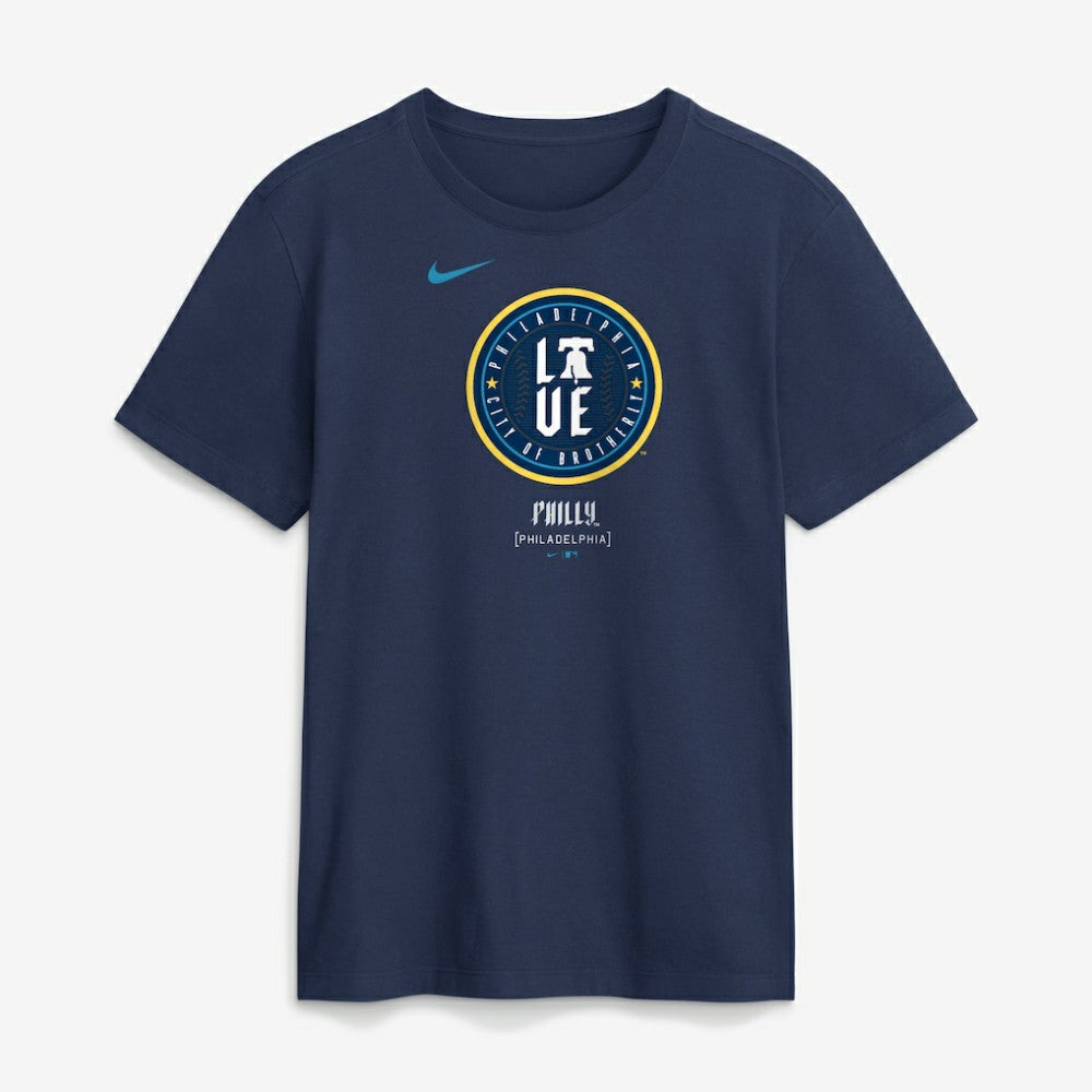 Philadelphia Phillies City Connect Wordmark T-Shirt - Navy | Nike