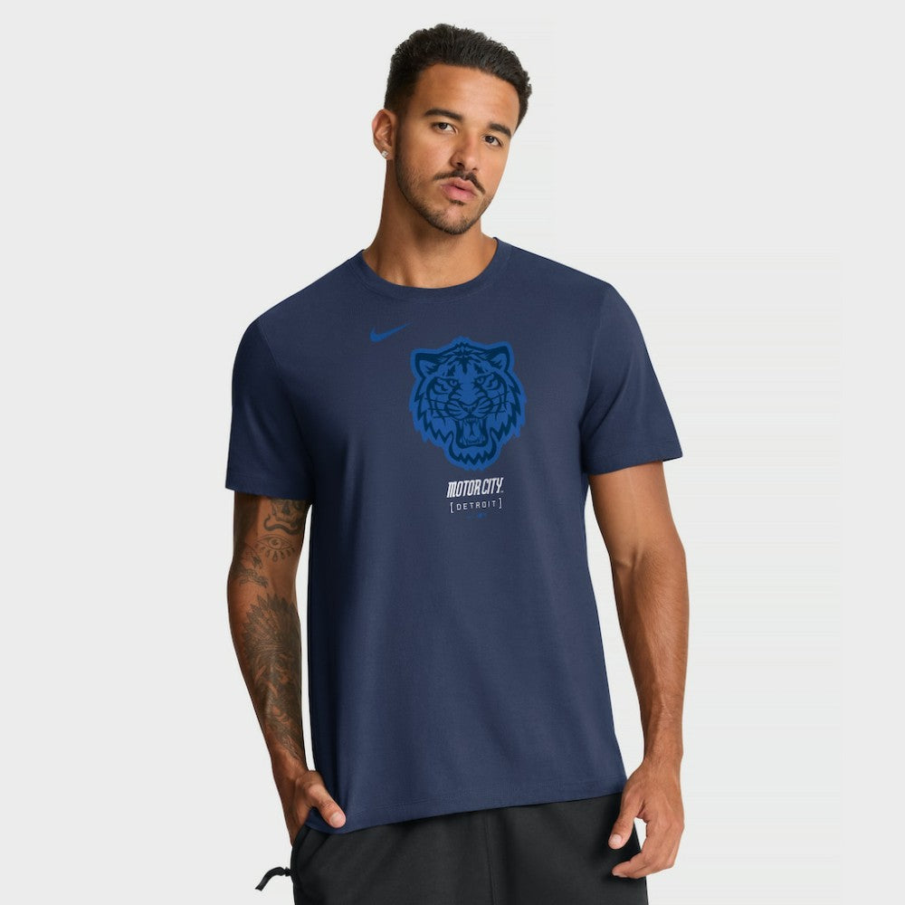 Detroit Tigers City Connect Wordmark T-Shirt - Navy | Nike
