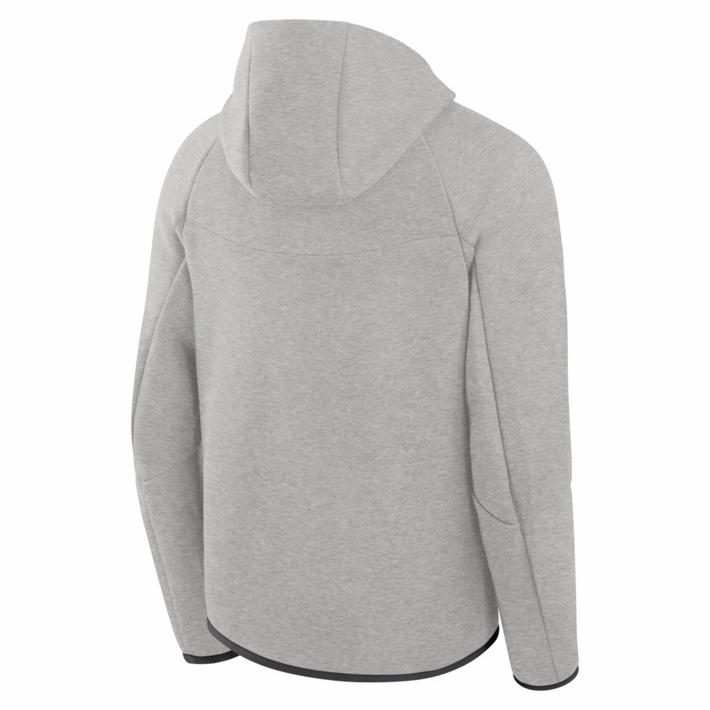 Kansas City Chiefs Tech Fleece Raglan Full-Zip Windrunner Hoodie - Heather Gray | Nike outlet
