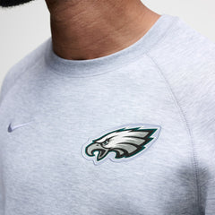 Philadelphia Eagles Tech Fleece Raglan Sweatshirt - Heather Gray | Nike outlet