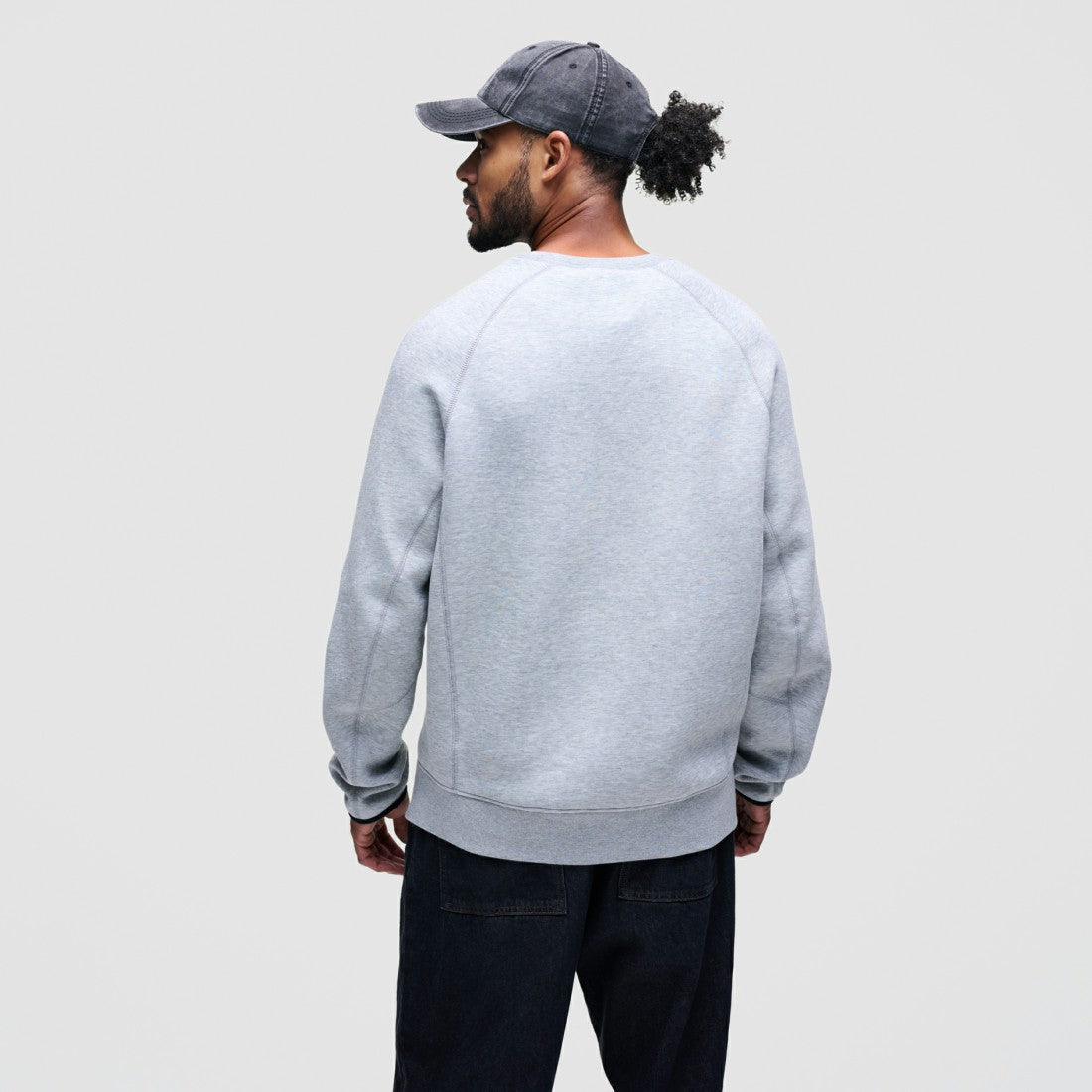 Detroit Lions Tech Fleece Raglan Sweatshirt - Heather Gray | Nike cheap