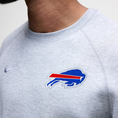 Buffalo Bills Tech Fleece Raglan Sweatshirt - Heather Gray | Nike on sale