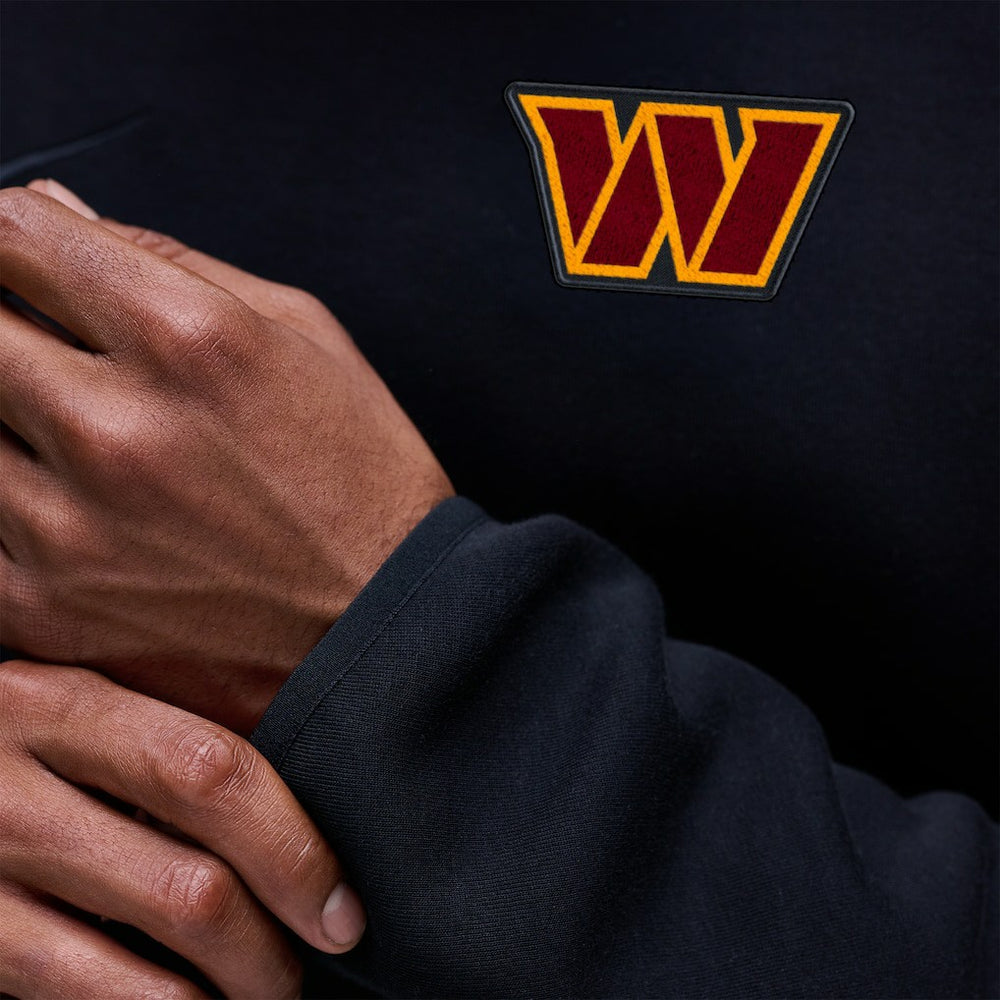 Washington Commanders Tech Fleece Raglan Sweatshirt - Black | Nike outlet