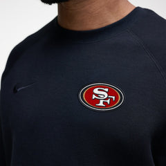 San Francisco 49ers Tech Fleece Raglan Sweatshirt - Black | Nike online