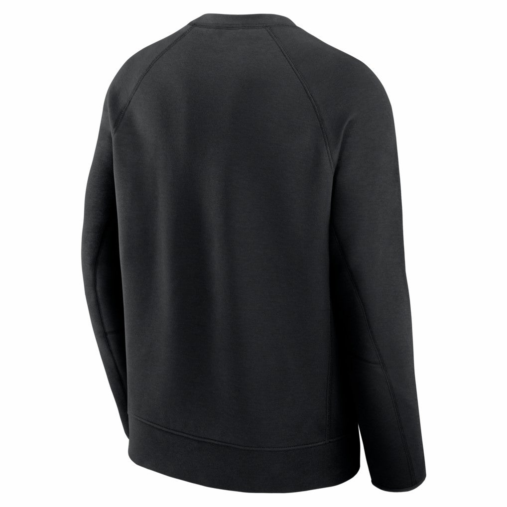 San Francisco 49ers Tech Fleece Raglan Sweatshirt - Black | Nike online