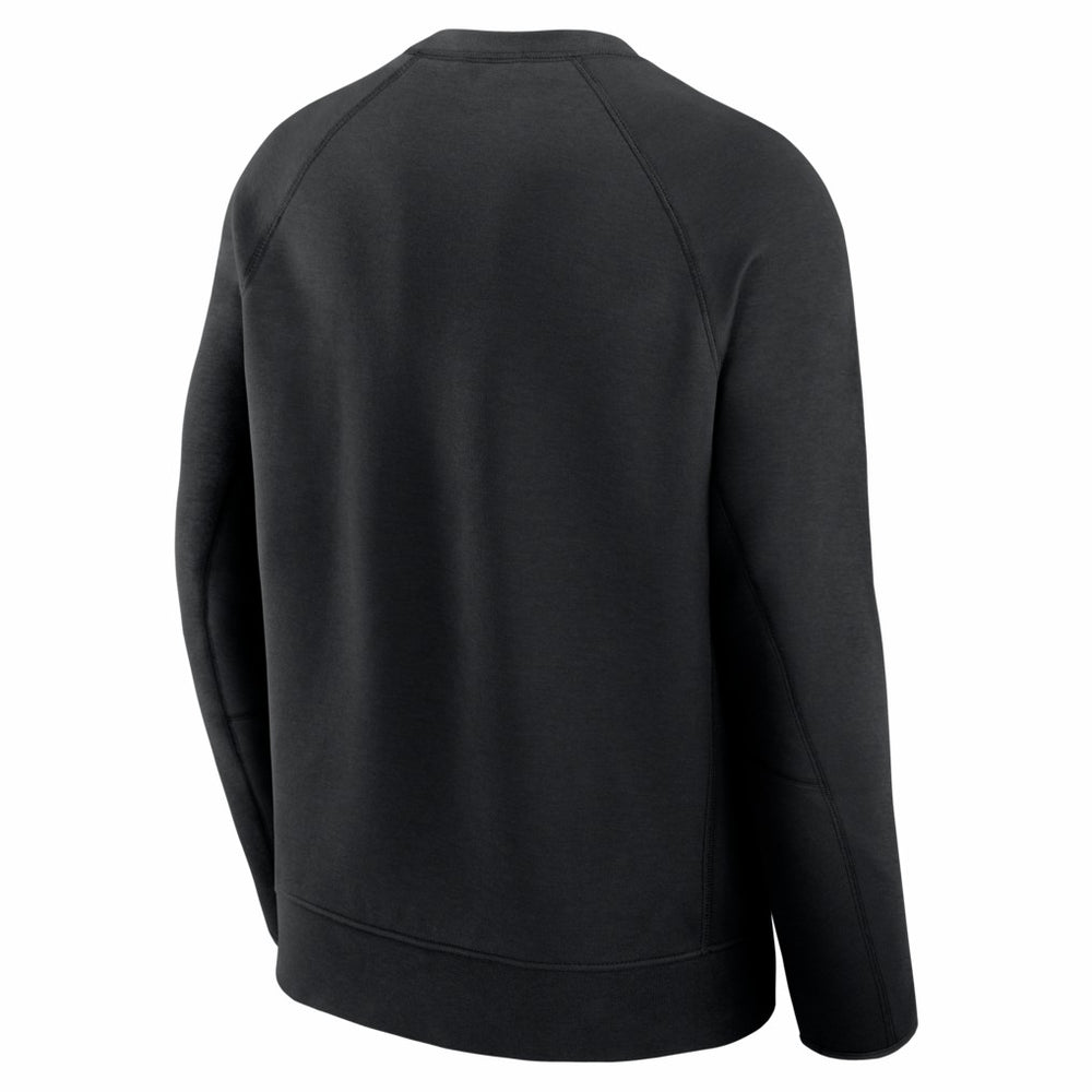 San Francisco 49ers Tech Fleece Raglan Sweatshirt - Black | Nike online