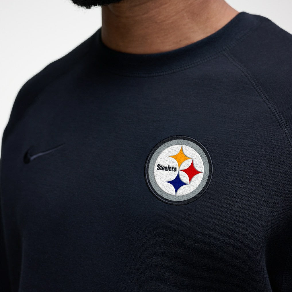 Pittsburgh Steelers Tech Fleece Raglan Sweatshirt - Black | Nike cheap
