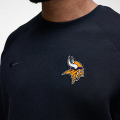 Minnesota Vikings Tech Fleece Raglan Sweatshirt - Black | Nike for sale