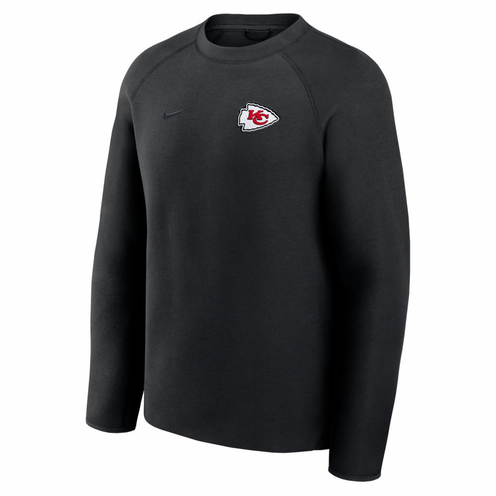 Kansas City Chiefs Tech Fleece Raglan Sweatshirt - Black | Nike on sale