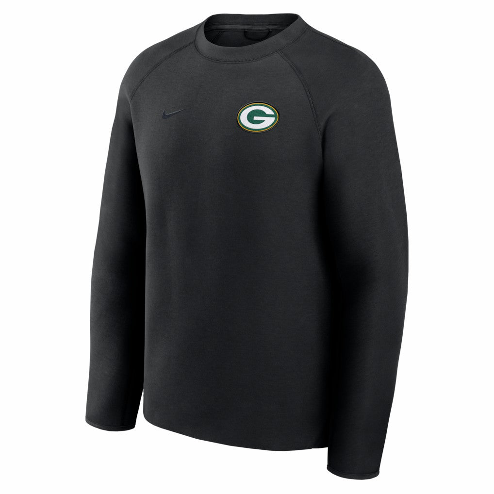 Green Bay Packers Tech Fleece Raglan Sweatshirt - Black | Nike online