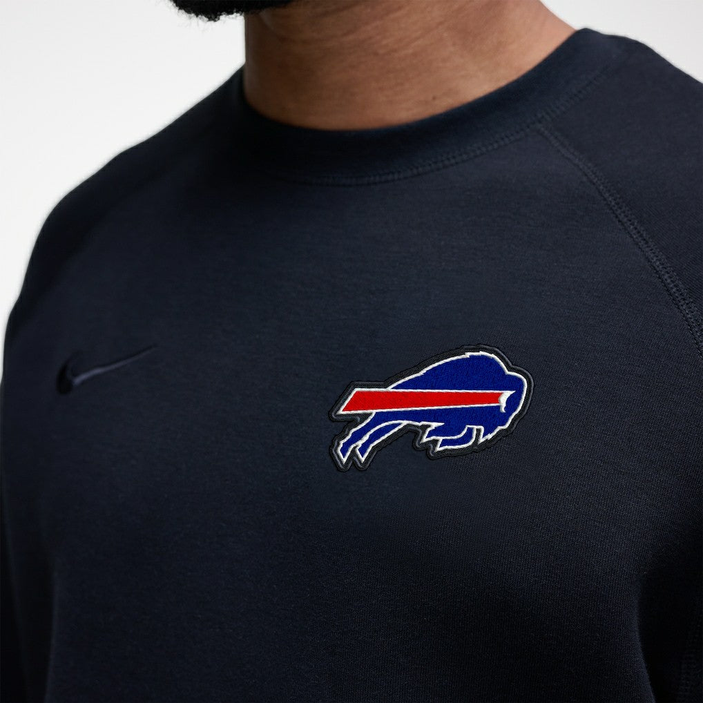 Buffalo Bills Tech Fleece Raglan Sweatshirt - Black | Nike outlet