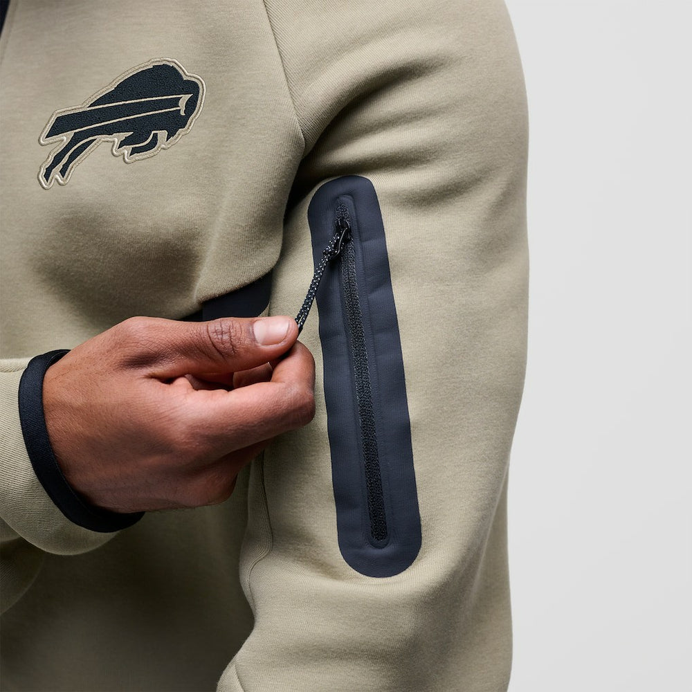 Buffalo Bills Tech Fleece Raglan Full-Zip Windrunner Hoodie - Olive | Nike online