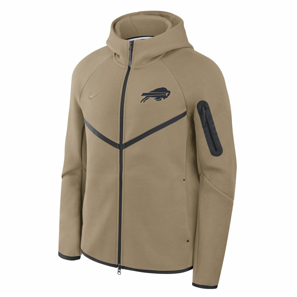 Buffalo Bills Tech Fleece Raglan Full-Zip Windrunner Hoodie - Olive | Nike online