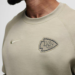 Kansas City Chiefs Tech Fleece Raglan Sweatshirt - Olive | Nike outlet