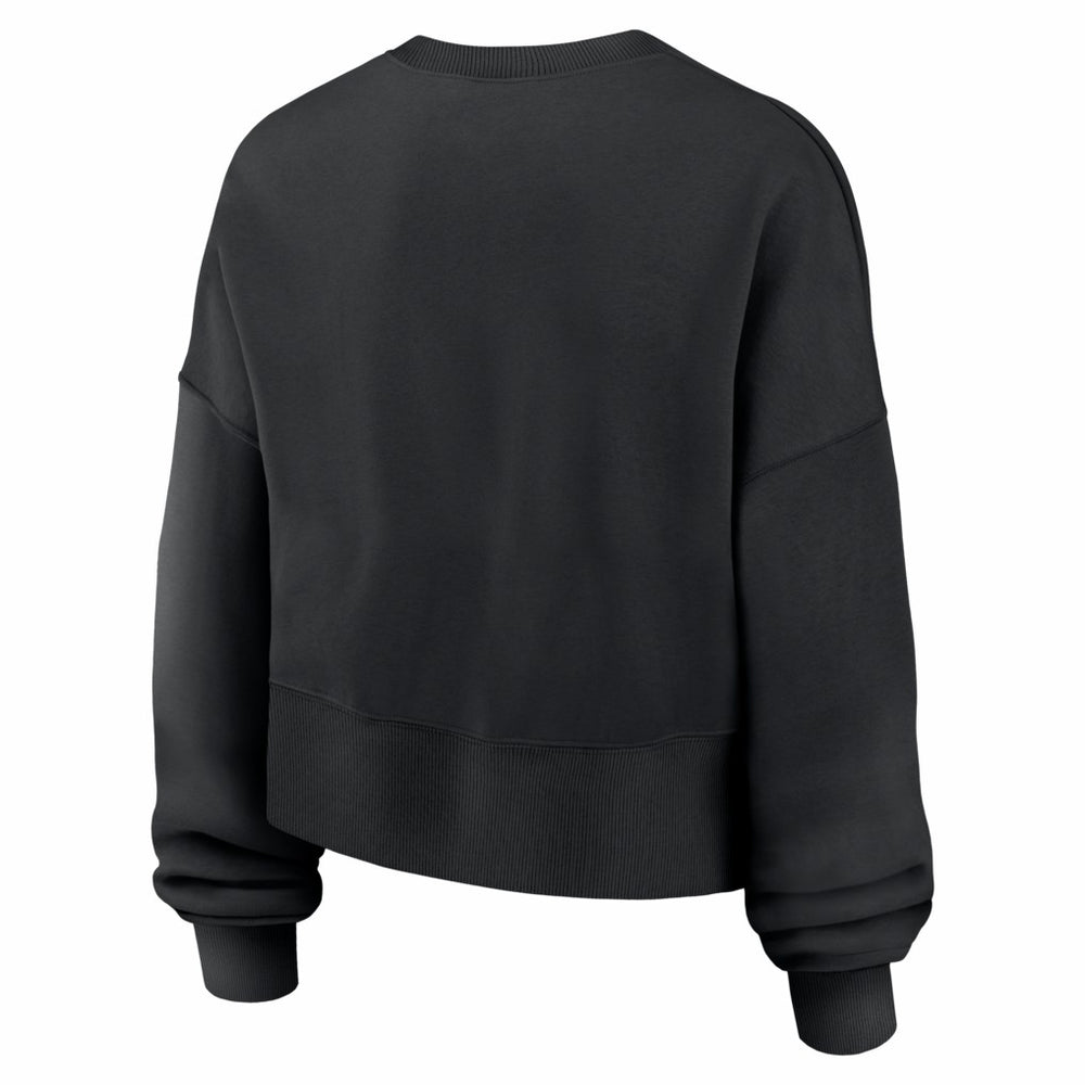Chicago Bears Women's Oversized High Hip Legacy Arch Phoenix Fleece Sweatshirt - Black | Nike cheap