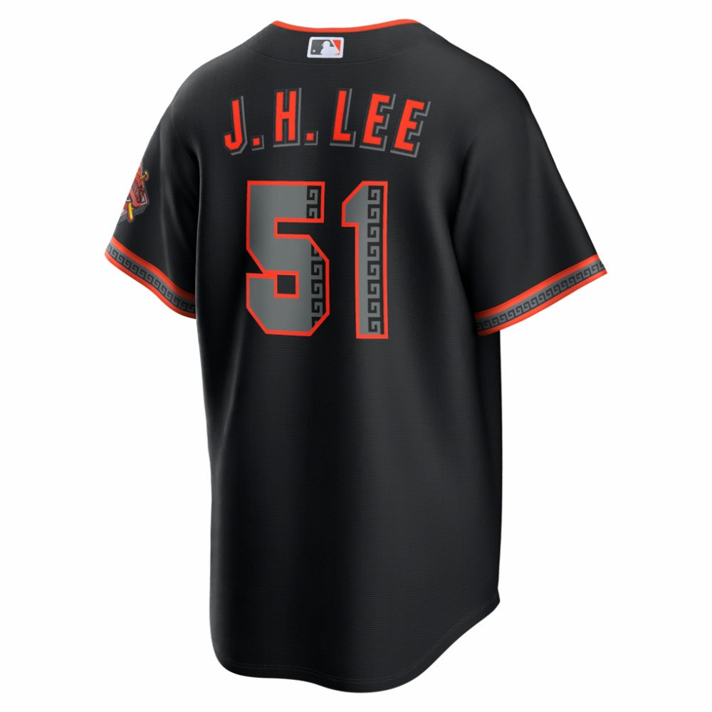 Jung Hoo Lee San Francisco Giants Alternate Stadium Jersey - Black | Nike