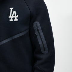 Los Angeles Dodgers Tech Fleece Raglan Full-Zip Windrunner Hoodie - Black | Nike