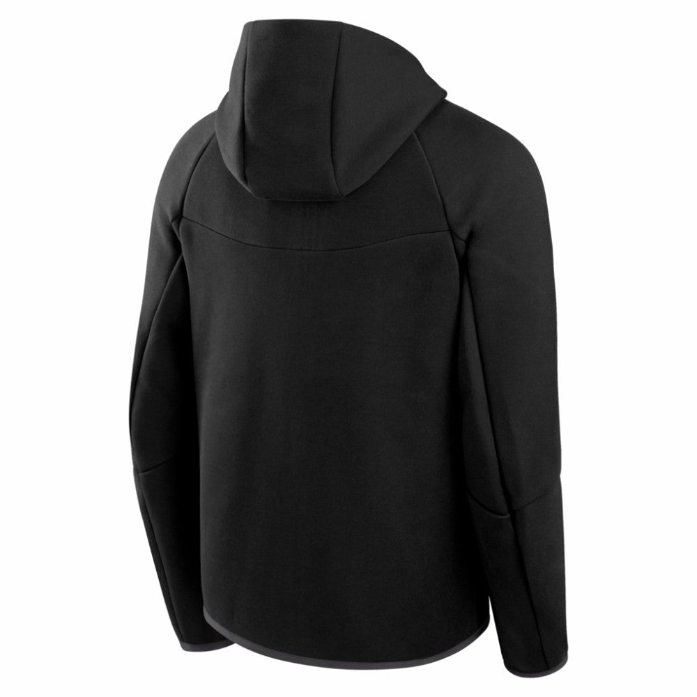 Chicago Cubs Tech Fleece Raglan Full-Zip Windrunner Hoodie - Black | Nike